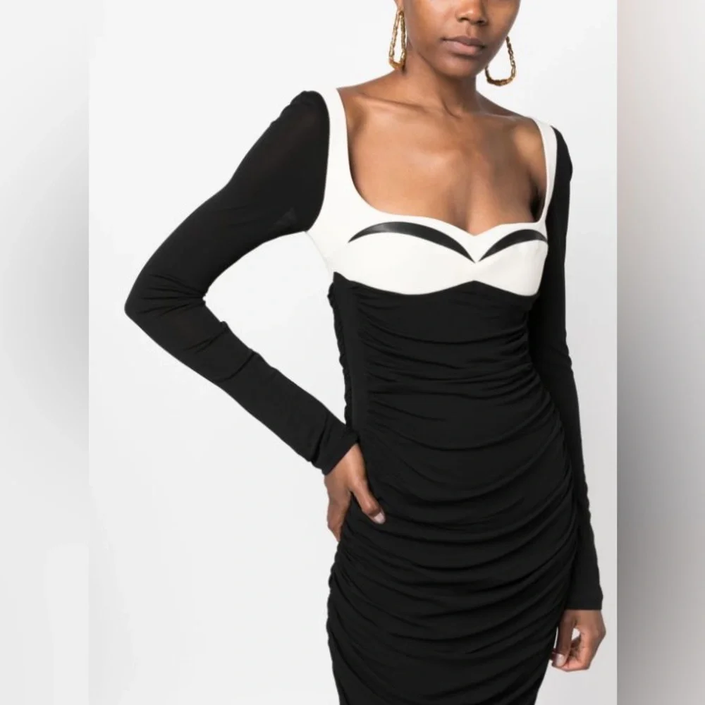 Ruched Maxi  Bodycon Dress